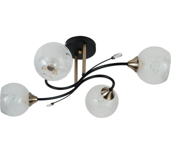 Потолочная люстра ВИНКРУС BK+AB, E27x4x60W XA1396/4