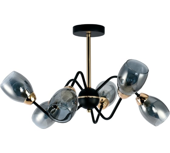 Потолочная люстра ВИНКРУС BK+FGD, E27x6x60W XA1368B/6 1
