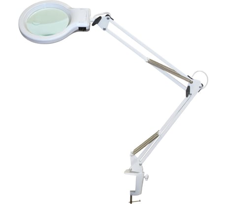 Светильник Трансвит Леда С20-036 про (на струбцине,с увеличительной линзой 4,5D) LED,8Вт (белый) 4650066340631 УТ-00025542