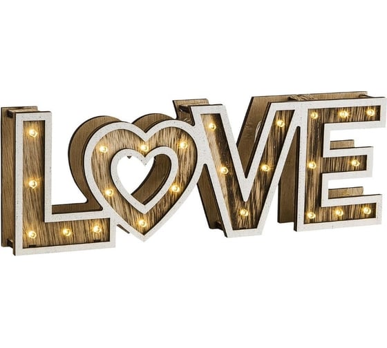 Новогодний элемент декора GLOBO LIGHTING love globo 29976