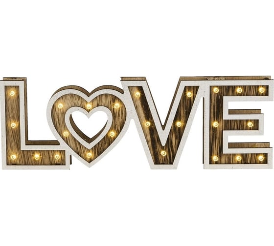 Новогодний элемент декора GLOBO LIGHTING love globo 29976