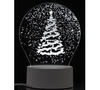 Декоративный светильник ENERGY en-nl 24 3d елочка и снег 106255