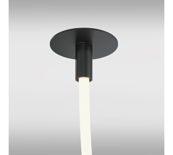 Подвесной светильник MAYTONI tau led 40w алюминий черный MOD146PL-L40B3K