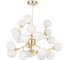 Подвесной светильник MAYTONI dallas 24хg9x28w металл золото MOD545PL-24BS 1