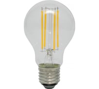 Светодиодная филаментная лампа СТАРТ в колбе лон LED F-GLSE27 12W40