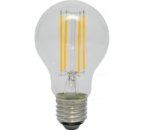 Светодиодная филаментная лампа СТАРТ в колбе лон LED F-GLSE27 12W40