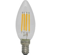 Светодиодная филаментная лампа СТАРТ в колбе свеча LED F-CandleE14 9W27 СТАРТ LED F-CandleE14 9W27