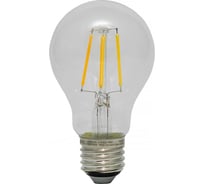 Светодиодная филаментная лампа в колбе лон СТАРТ LED F-GLSE27 7W40