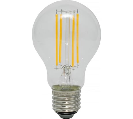 Светодиодная филаментная лампа СТАРТ в колбе лон LED F-GLSE27 12W27