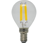 Светодиодная филаментная лампа СТАРТ в колбе шар LED F-SphereE14 9W40