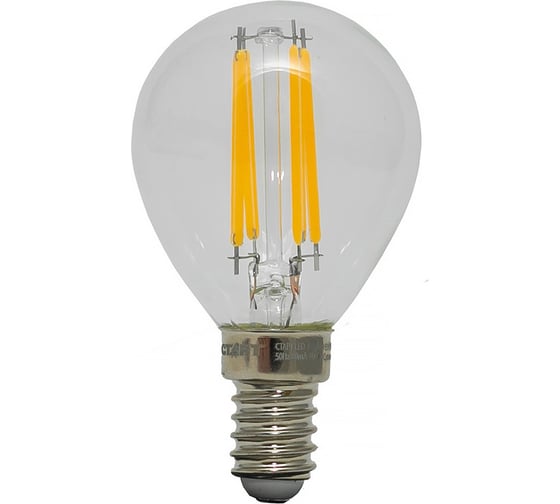 Светодиодная филаментная лампа в колбе шар СТАРТ LED F-SphereE14 7W27
