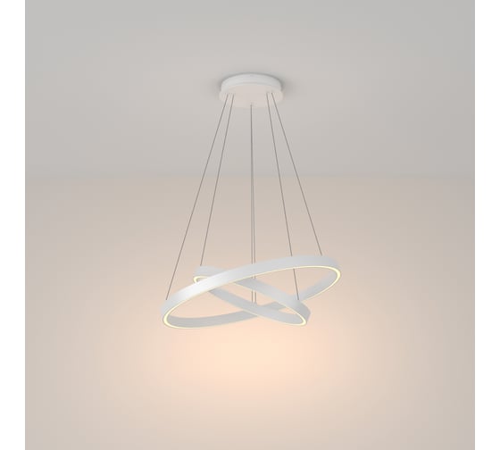 Подвесной светильник MAYTONI rim led 61w алюминий белый MOD058PL-L55W3K 1