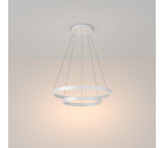 Подвесной светильник MAYTONI rim led 61w алюминий белый MOD058PL-L55W3K
