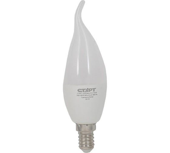 Светодиодная лампа в колбе свеча витая СТАРТ ECO LEDFlameE14 7W 30