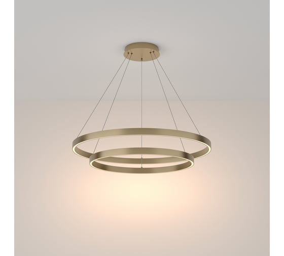 Подвесной светильник MAYTONI rim led 88w алюминий латунь MOD058PL-L74BS3K