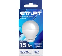 Светодиодная лампа в колбе лон СТАРТ ECO LEDGLSE27 15W 40