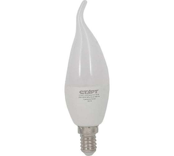 Светодиодная лампа в колбе свеча витая СТАРТ ECO LEDFlameE14 7W 40