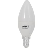 Светодиодная диммируемая лампа СТАРТ в колбе свеча LEDCandleE14 7W 27 Dim Step
