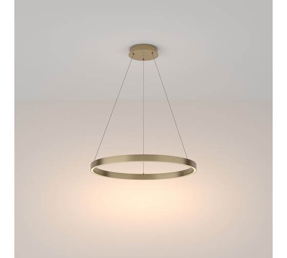Подвесной светильник MAYTONI rim led 37w алюминий латунь MOD058PL-L32BS3K