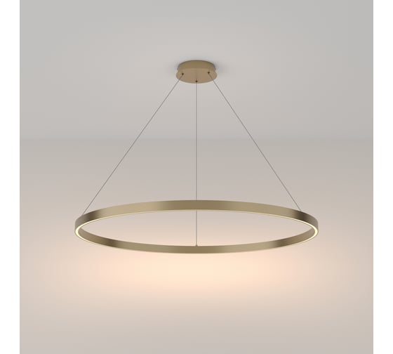 Подвесной светильник MAYTONI rim led 61w алюминий латунь MOD058PL-L54BS3K
