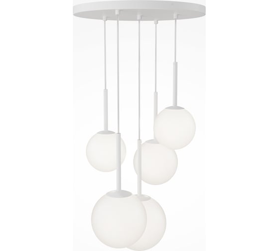 Подвесной светильник MAYTONI basic form 5хe14x40w металл матовый белый MOD321PL-05W