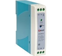 Блок питания на дин рейку EKF 20Вт, Uвх 220 В AC m, Uвых - 24 В DC постоянного тока DR-M-20W-24