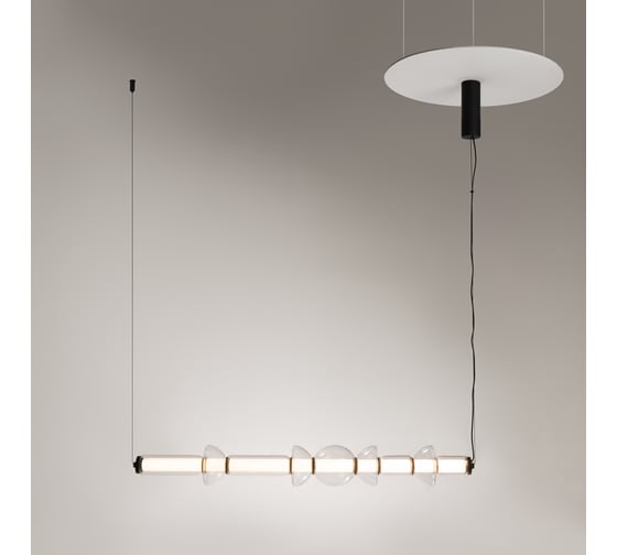 Подвесной светильник MAYTONI cosmo led 39w металл черный MOD210PL-L39B3K