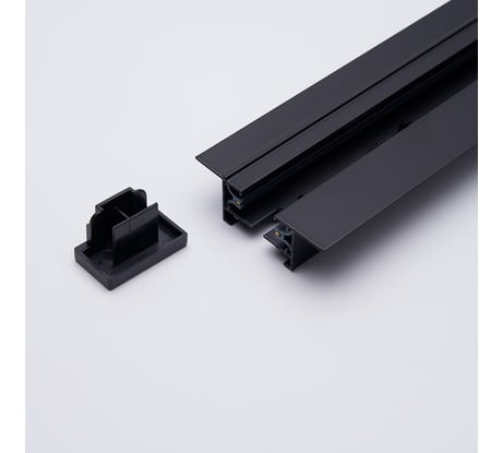 Встраиваемый шинопровод для трековых однофазных светильников FERON черный, 3м CAB1004 10356