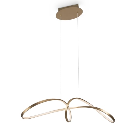 Подвесной светильник MAYTONI curve led 42w алюминий золото MOD156PL-L52G4K