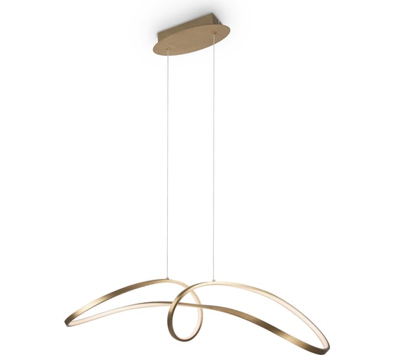 Подвесной светильник MAYTONI curve led 42w алюминий золото MOD156PL-L52G4K