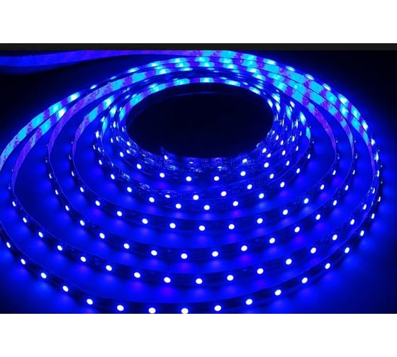 LED-лента Smartbuy SMD 2835/60 IP654.8W/Blue 5 м SBL-IP65-4_8-Bl