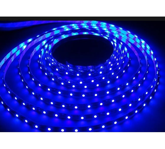 LED-лента Smartbuy SMD 2835/60 IP204.8W/Blue 5 м SBL-IP20-4_8-Bl
