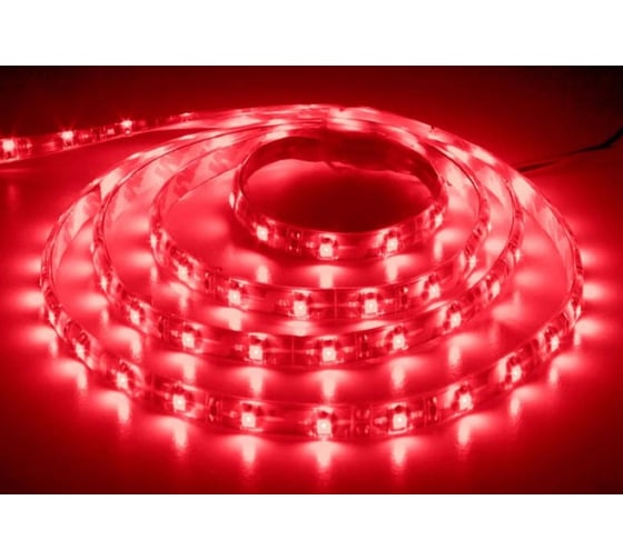 LED-лента Smartbuy SMD 2835/60 IP654.8W/Red 5 м SBL-IP65-4_8-Red