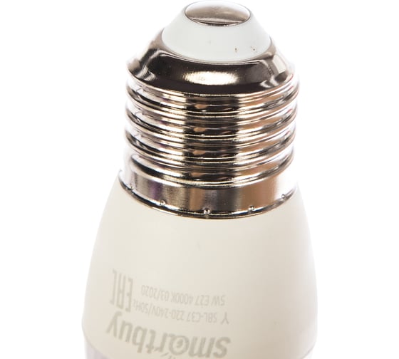 Светодиодная лампа Smartbuy LED C37-05W/4000/E27 SBL-C37-05-40K-E27