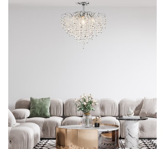 Светильник на штанге ESCADA E14*40W Chrome 2106/8P