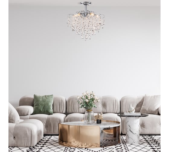 Светильник на штанге ESCADA E14*40W Chrome 2106/5P