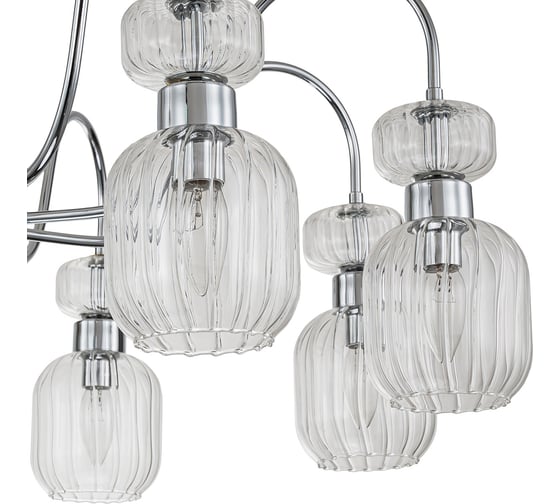 Светильник на штанге ESCADA 1141/8PL E14*60W Chrome/Clear 1141/8PL Chrome/Clear