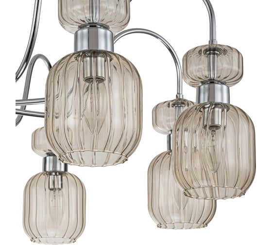 Светильник на штанге ESCADA 1141/8PL E14*60W Chrome/Beige 1141/8PL Chrome/Beige