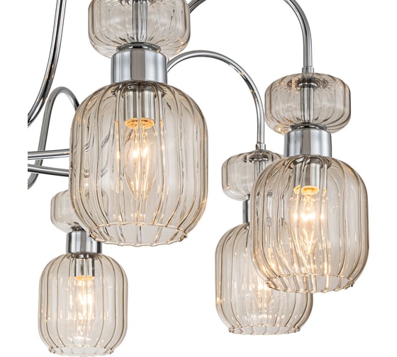 Светильник на штанге ESCADA 1141/8PL E14*60W Chrome/Beige 1141/8PL Chrome/Beige