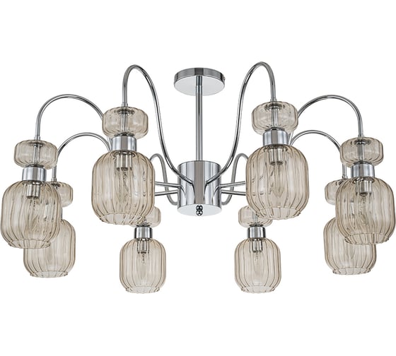 Светильник на штанге ESCADA 1141/8PL E14*60W Chrome/Beige 1141/8PL Chrome/Beige