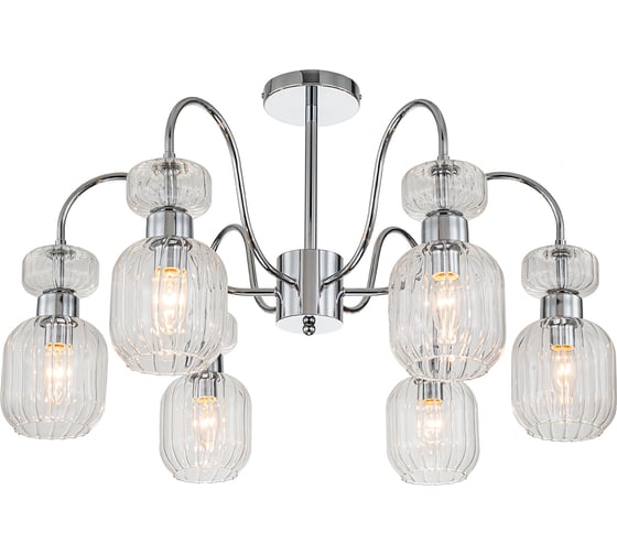 Светильник на штанге ESCADA 1141/6PL E14*60W Chrome/Clear 1141/6PL Chrome/Clear