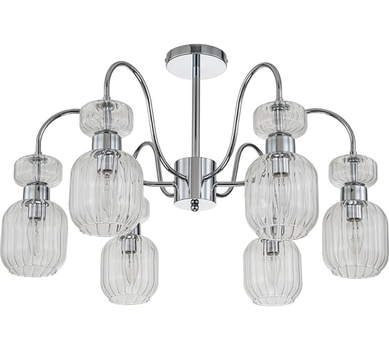 Светильник на штанге ESCADA 1141/6PL E14*60W Chrome/Clear 1141/6PL Chrome/Clear