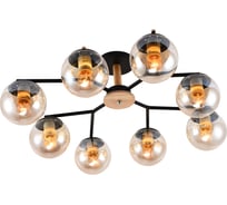 Потолочный светильник ESCADA E27*60W Black/Wood 1130/8PL