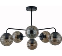 Светильник на штанге ESCADA E27*60W Black 646/6P