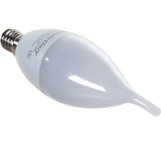 Светодиодная лампа Smartbuy LED свеча на ветру, матовая C37-9,5W/4000/E14 SBL-C37Can-9_5-40K-E14