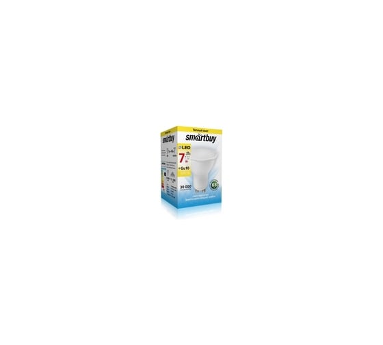 Светодиодная лампа Smartbuy LED Gu10-07W/3000 SBL-GU10-07-30K-N