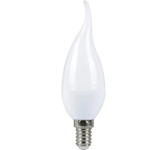 Светодиодная лампа Smartbuy LED свеча на ветру, матовая C37-07W/4000/E14 SBL-C37Tip-07-40K-E14