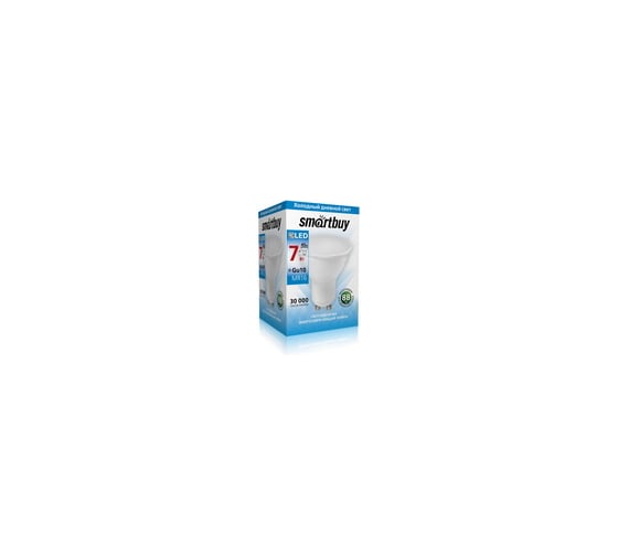 Светодиодная лампа Smartbuy LED Gu10-07W/4000 SBL-GU10-07-40K-N