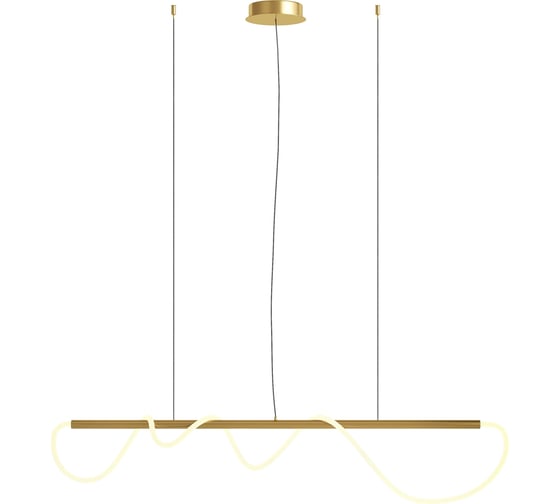 Подвесной светильник MAYTONI tau led 30w алюминий золото MOD166PL-L30G3K