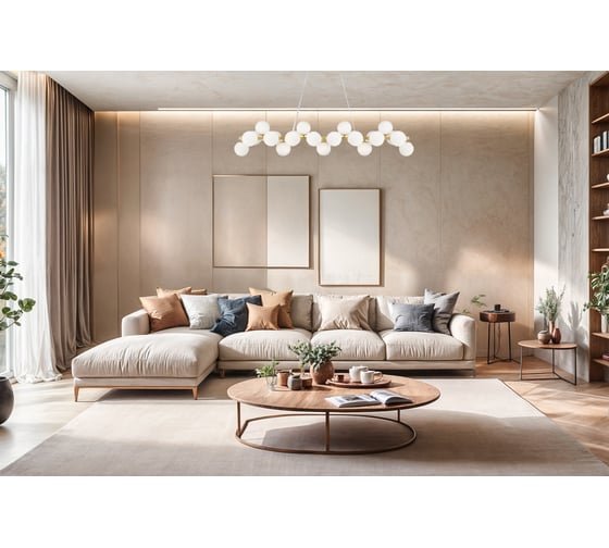 Подвесной светильник MAYTONI dallas 25хg9x28w металл золото MOD547PL-25BS